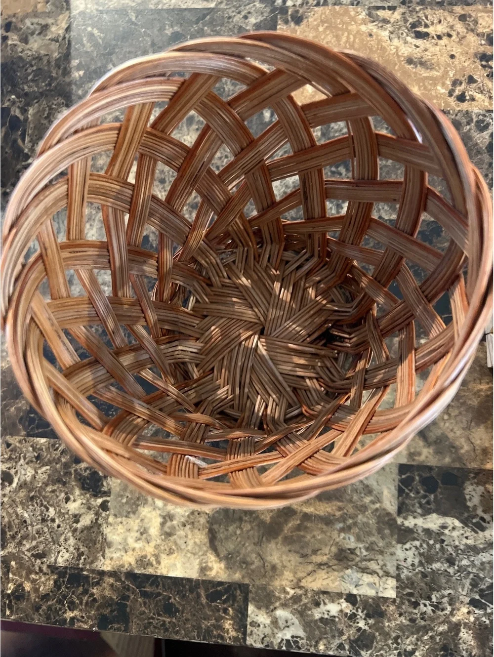 Handwoven Natural Wicker Storage Basket